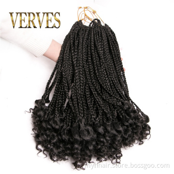 14 inch and 18 inch Crochet Hair Extensions 24 Strands/pack Ombre Braiding Hair Braids twist Box Braids Hair Synthetic